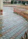 Тротуарная плитка Клевер гладкий