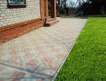 Тротуарная плитка Паркет